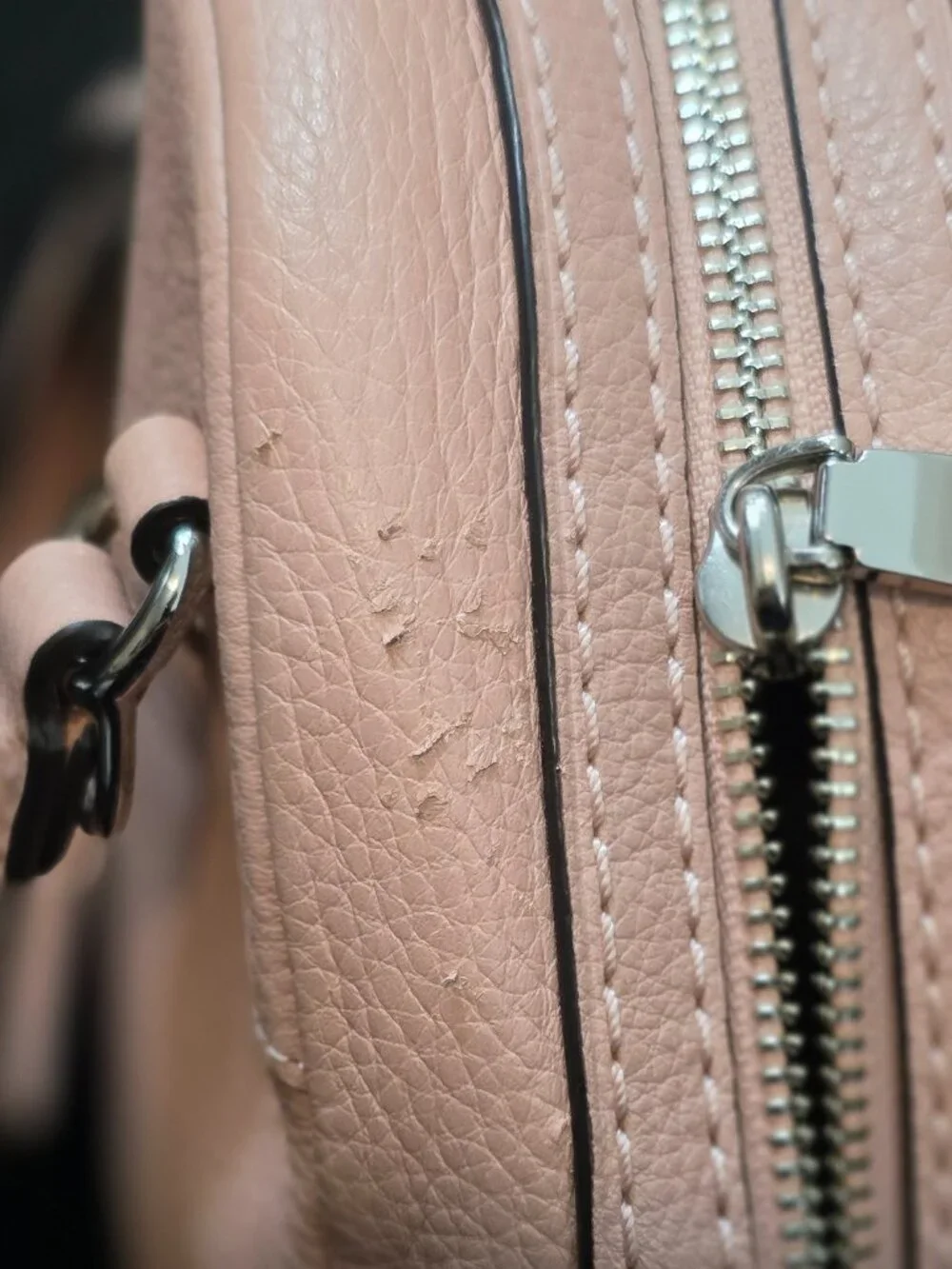 Coach Andi Light Pink Leather Convertible Mini Backpack